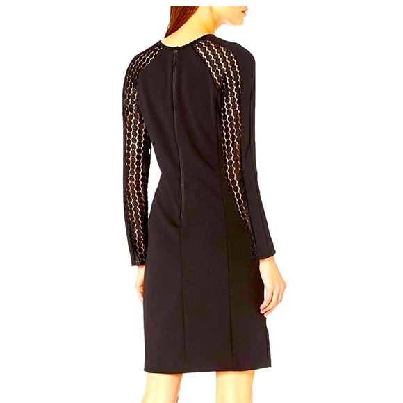 Donna Ricco Lace Detail Dress Very Flattering - Picture 2 of 8